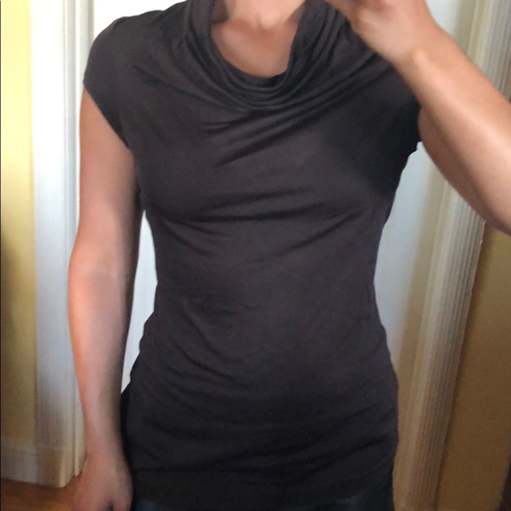 Silk dark top Banana Republic